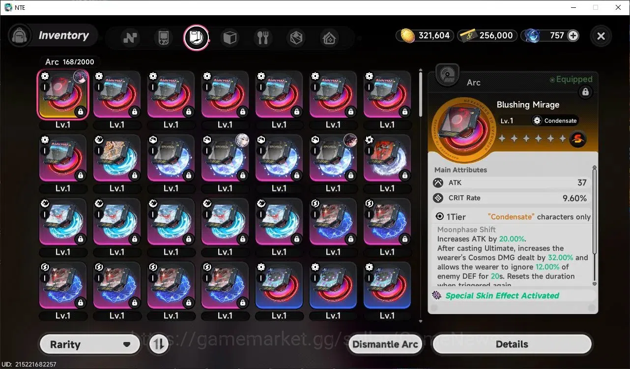 Neverness to Everness Accounts GLOBAL NA |HL 7|3 S-Class 2 Limited|Shinku + Signature, Hotori, Baicang|3 Selector On|Orchid 13
