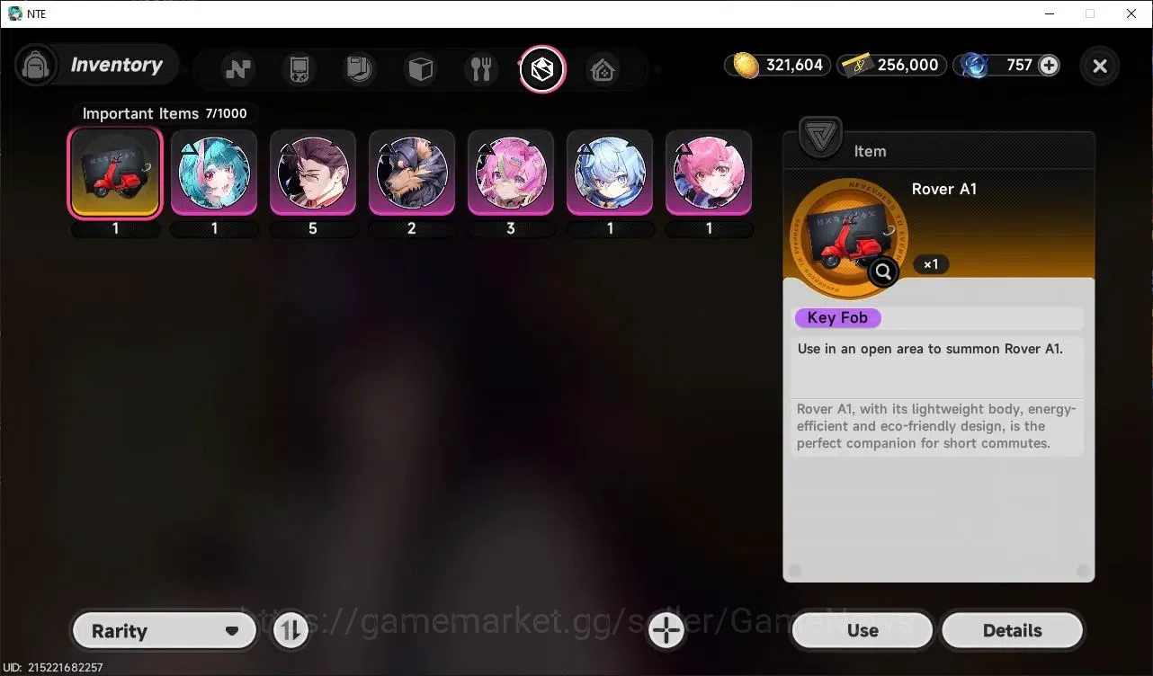 Neverness to Everness Accounts GLOBAL NA |HL 7|3 S-Class 2 Limited|Shinku + Signature, Hotori, Baicang|3 Selector On|Orchid 14