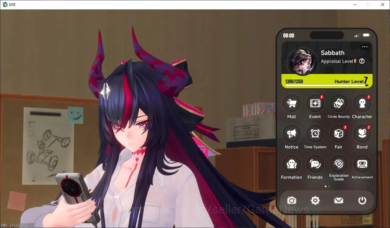 Neverness to Everness Accounts GLOBAL NA |HL 7|3 S-Class 2 Limited|Shinku + Signature, Hotori, Baicang|3 Selector On|Orchid 6