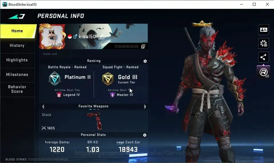 Blood Strike Accounts ASIA|Melee ULTRA Butterfly Knife|10 ULTRA[ZERO,EMM image 2