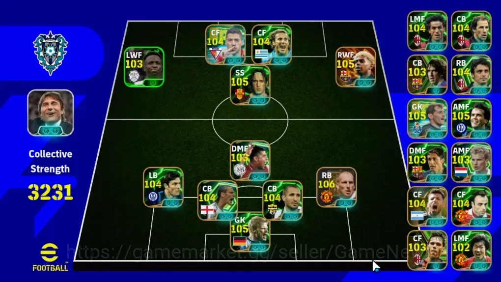 eFootball Accounts Legends & Iconic Players Android|Big Time Lamine Yamal|32 Epic Jaap Stam,L.Matthaus,F.Baresi,Oliver 1