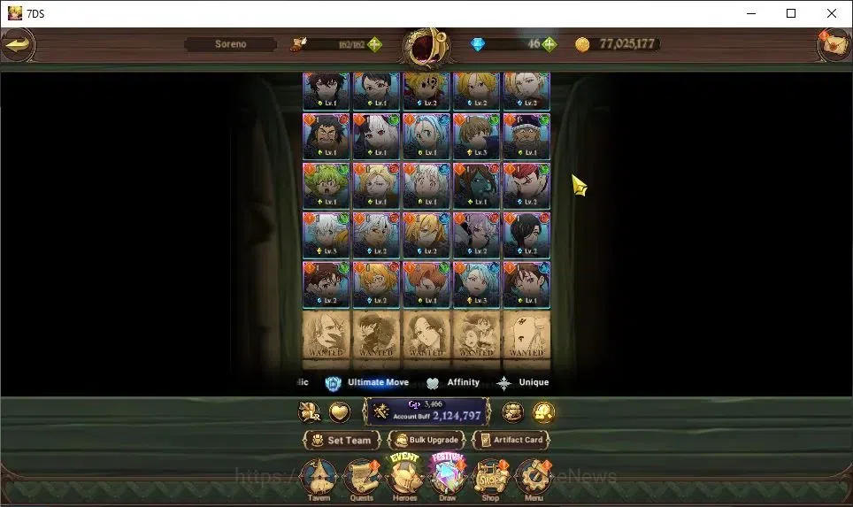 The Seven Deadly Sins: Grand Cross Accounts Global|2,1M CC|30 LS|4 LR+6 UR|Piety,Estarossa,Bru image 5
