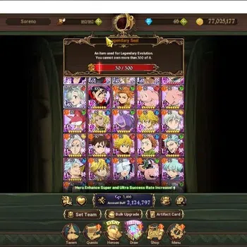 The Seven Deadly Sins: Grand Cross Endgame Global|2,1M CC|30 LS|4 LR+6 UR|Piety,Estarossa,Bru image 1