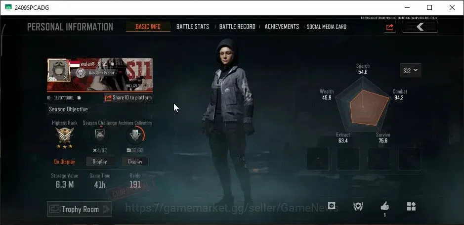 Arena Breakout Accounts MOBILE Lv30|SV 12,1M|Peace Set|B AK-74N,Velvet AN- image 2