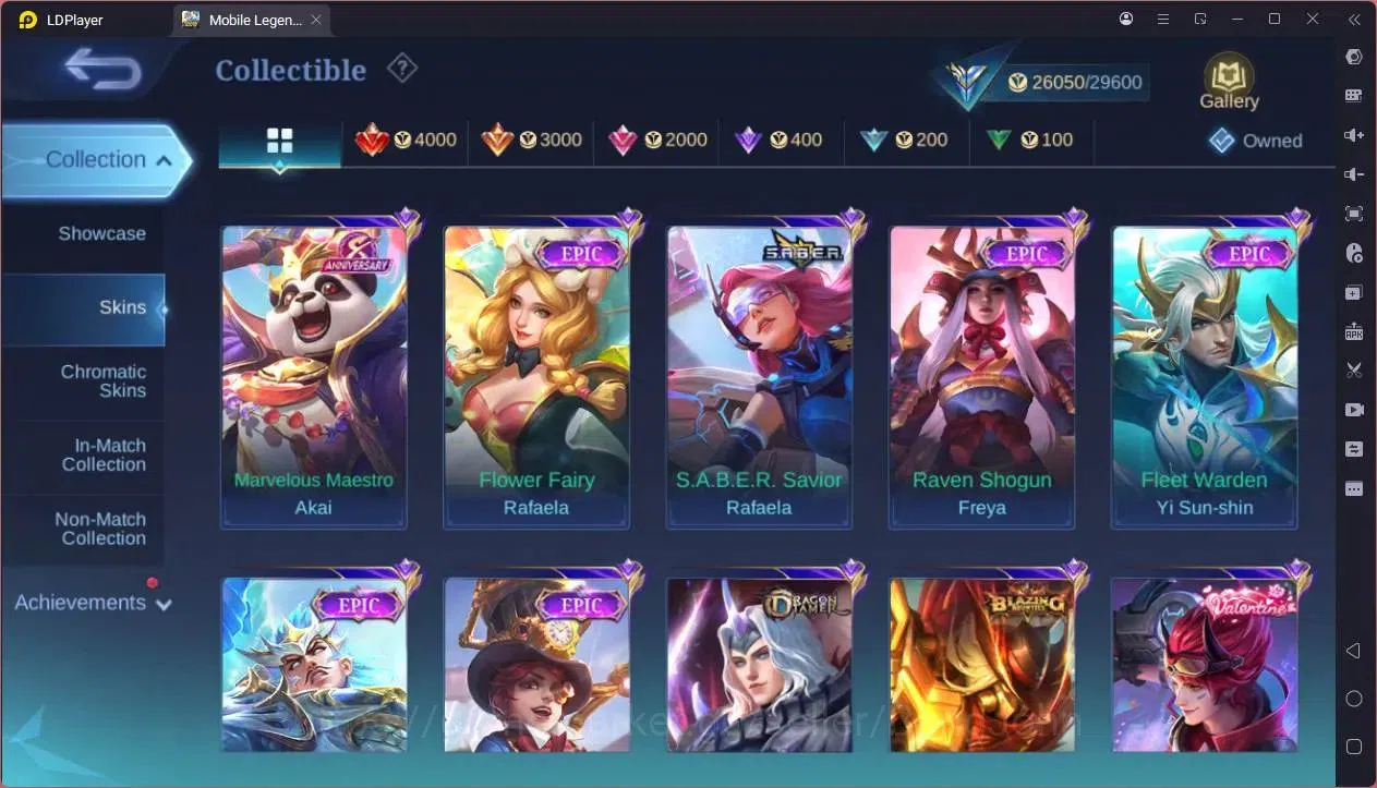 Mobile Legends: Bang Bang Accounts GLOBAL Hero 93 Skin 119|Luckybox gatotkaca,change| image 3