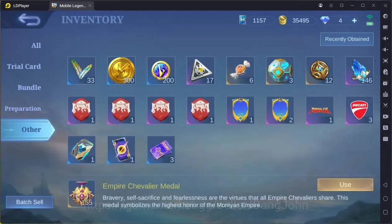 Mobile Legends: Bang Bang Accounts GLOBAL Hero 93 Skin 119|Luckybox gatotkaca,change| image 5