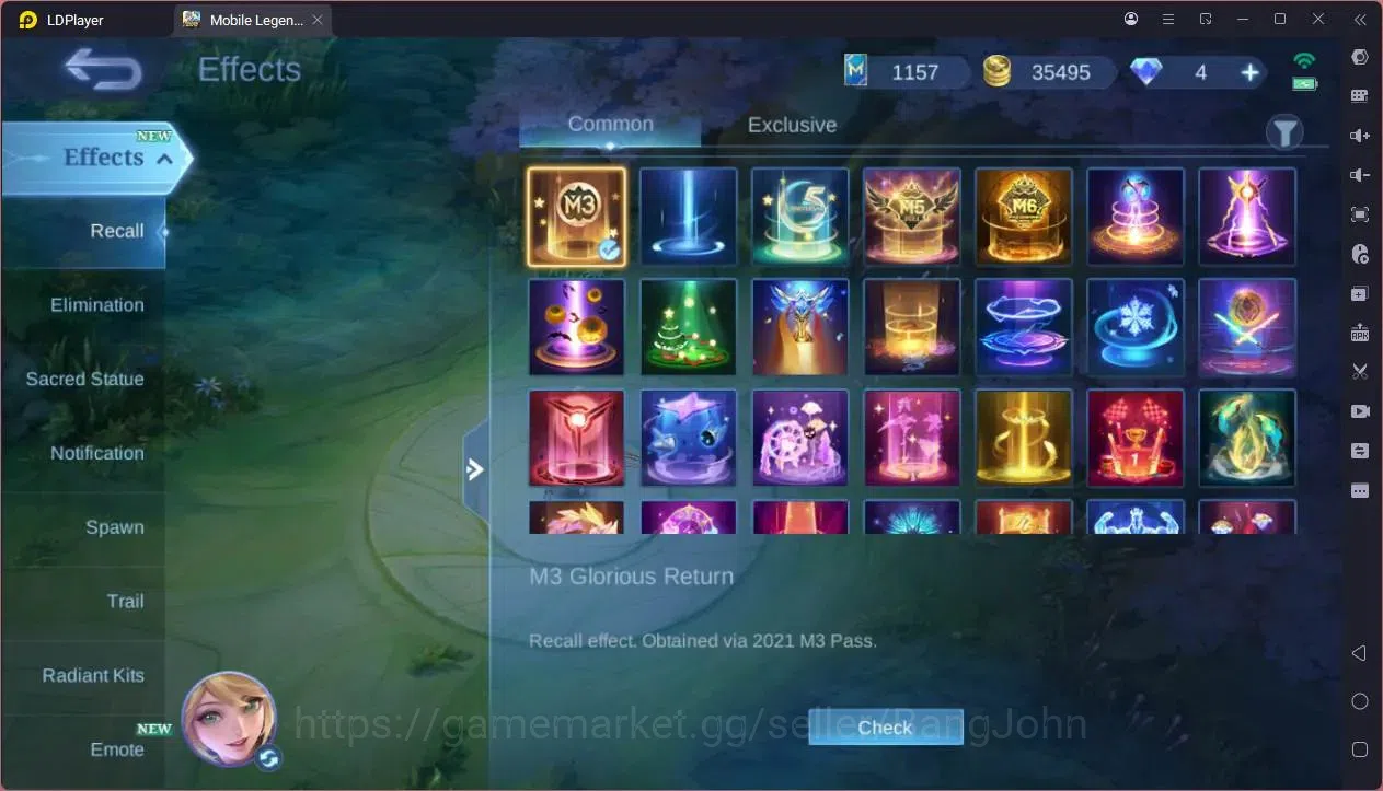 Mobile Legends: Bang Bang Accounts GLOBAL Hero 93 Skin 119|Luckybox gatotkaca,change| image 7