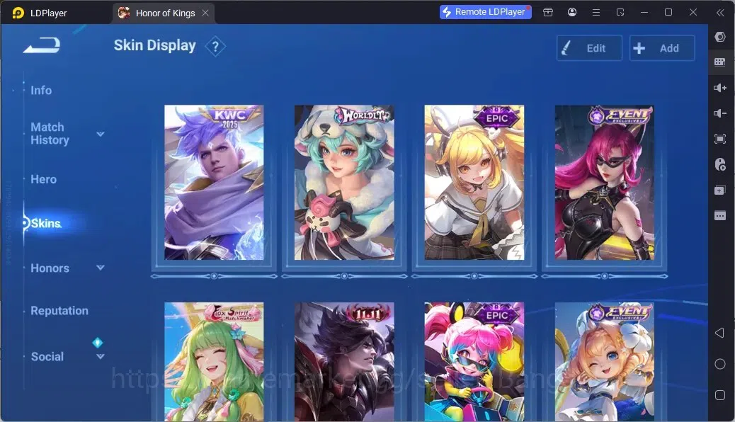 Honor of Kings Accounts Rare Skin Global |113H 244S|1Limbo|1LNY|GM 4