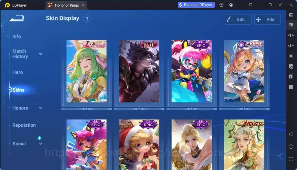 Honor of Kings Accounts Rare Skin Global |113H 244S|1Limbo|1LNY|GM 5