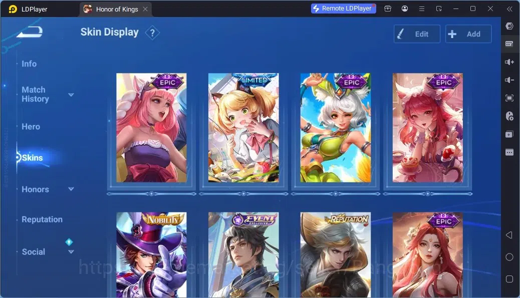 Honor of Kings Accounts Rare Skin Global |113H 244S|1Limbo|1LNY|GM 7