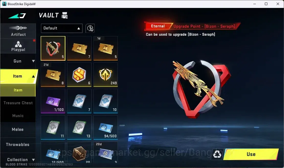 Blood Strike Accounts ASIA | 2 ETERNAL: Desert Eagle, Bizon-Seraph | 1 T image 11