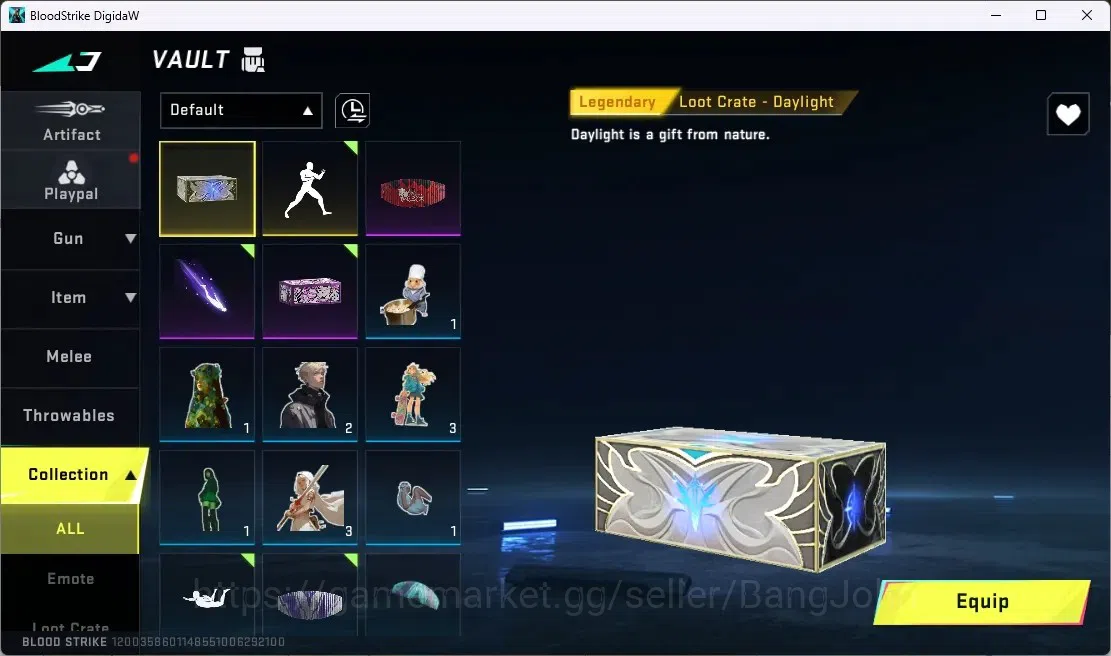 Blood Strike Accounts ASIA | 2 ETERNAL: Desert Eagle, Bizon-Seraph | 1 T image 7