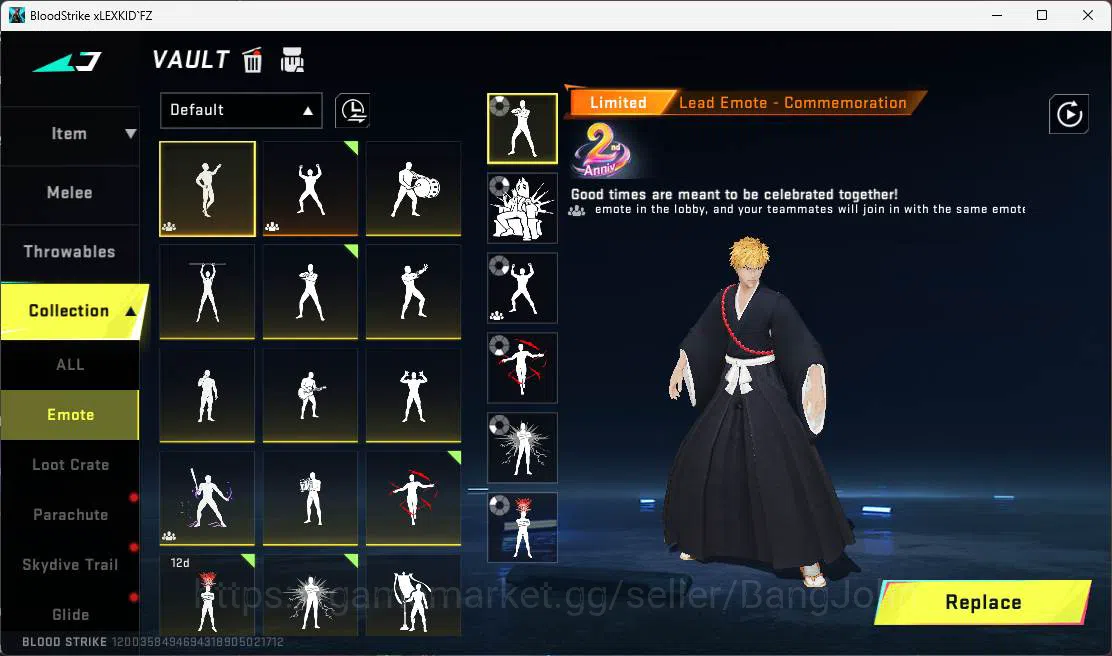 Blood Strike Accounts ASIA |Eter Zero|Bleach Spike Zero|Eternal M4A1 KAG image 3