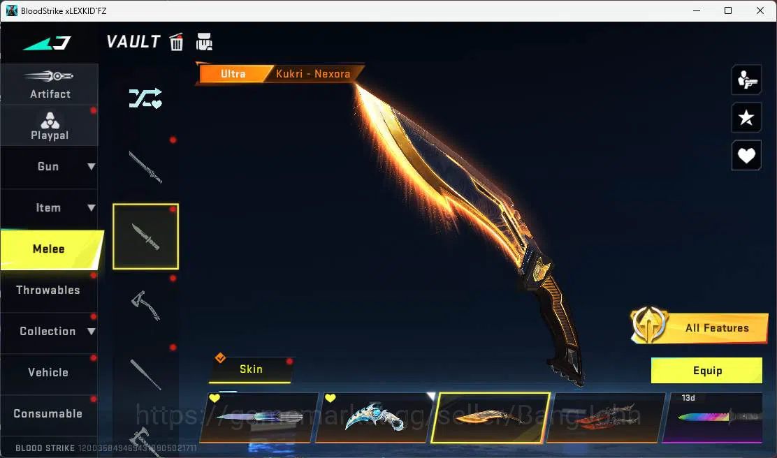 Blood Strike Accounts ASIA |Eter Zero|Bleach Spike Zero|Eternal M4A1 KAG image 4