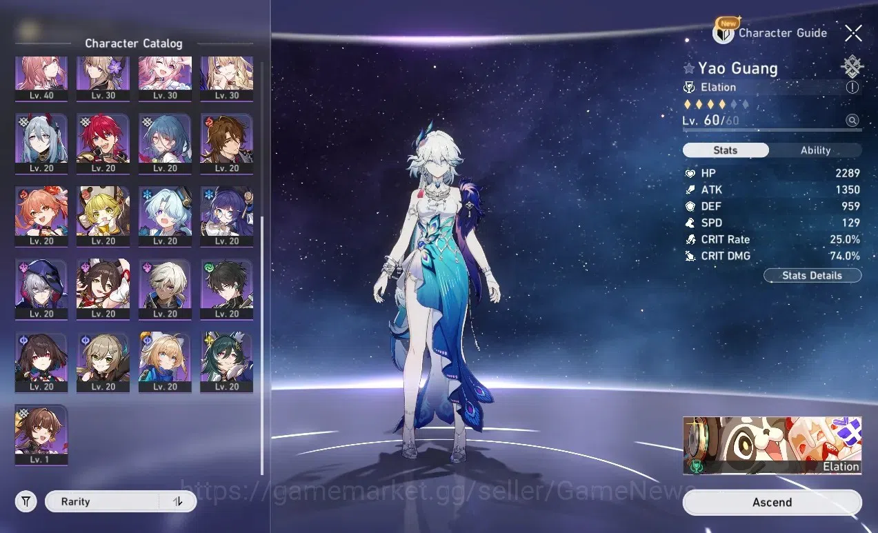 Honkai Star Rail Accounts Asia|TL 46|6 Limited| SW 999+Sign,Yao Guang,Sparkl image 3