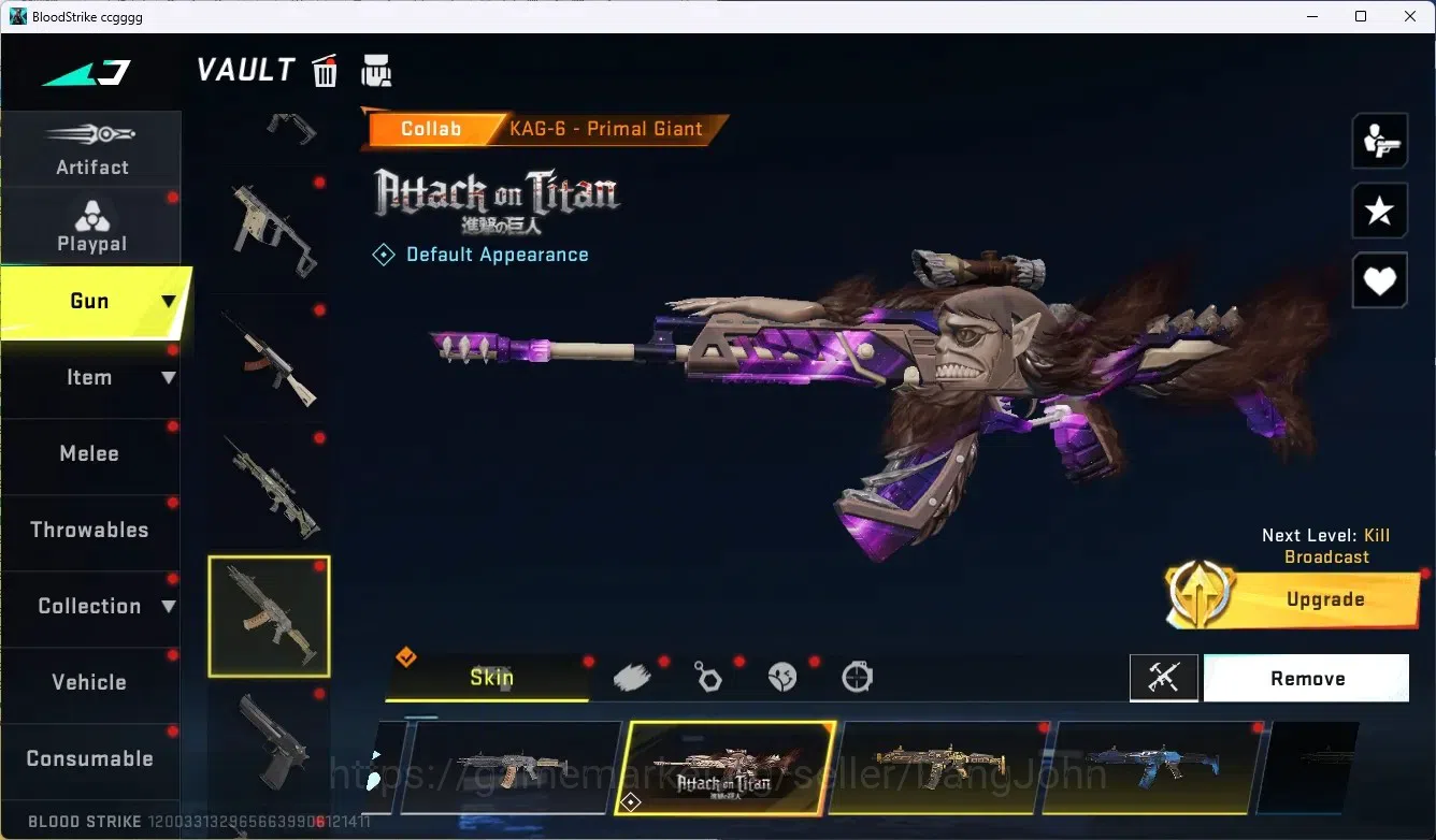 Blood Strike Accounts ASIA |Ultra Dual Blades - Frozen Rebirth|1 Evo:Fal image 2