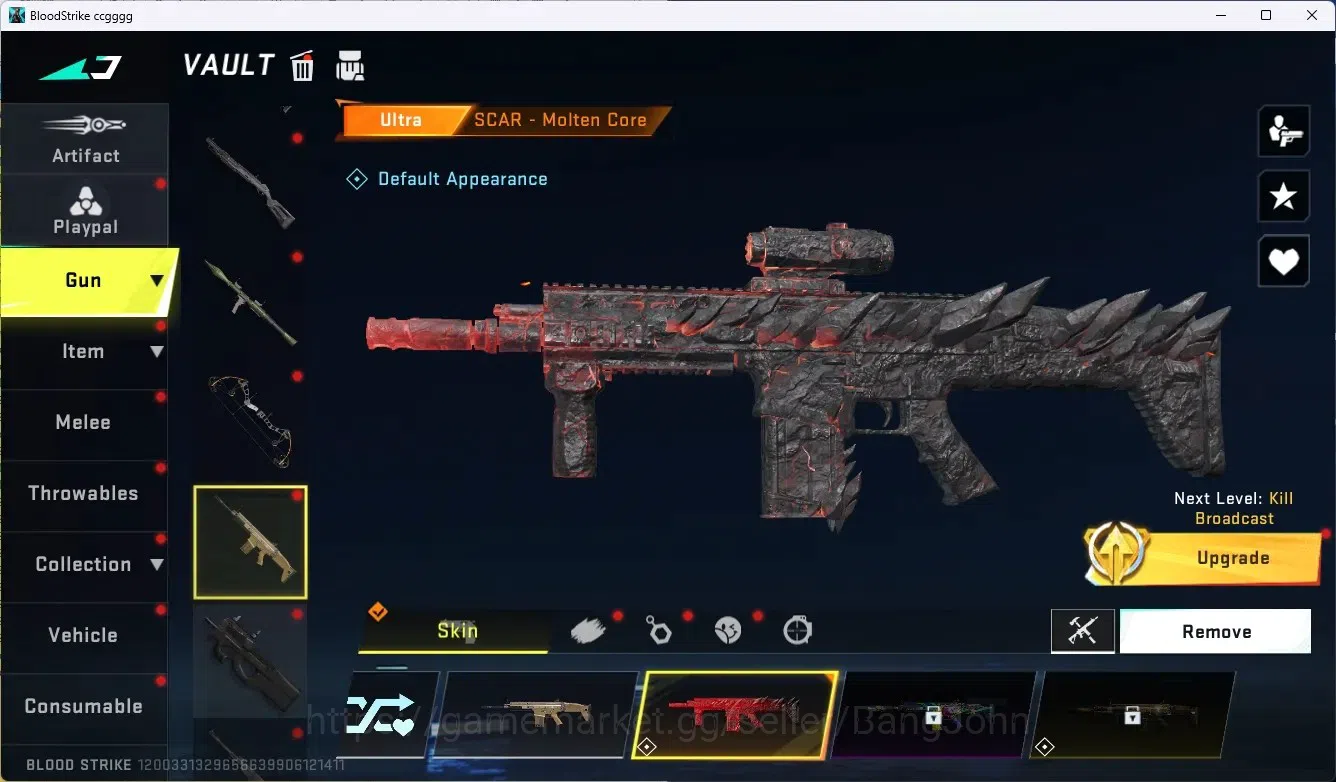 Blood Strike Accounts ASIA |Ultra Dual Blades - Frozen Rebirth|1 Evo:Fal image 3