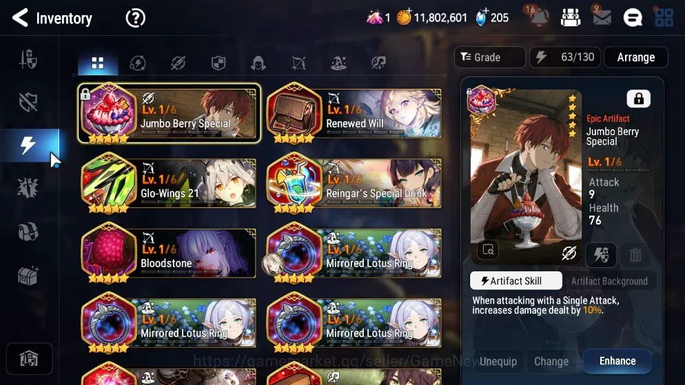 Epic Seven Accounts Mid-Tier ASIA Unverif|6 ML(BArunka,M Chloe,PC Flan,Har setti,Etc)+Stark,Rinak,Setsuka,Etc|27K 10