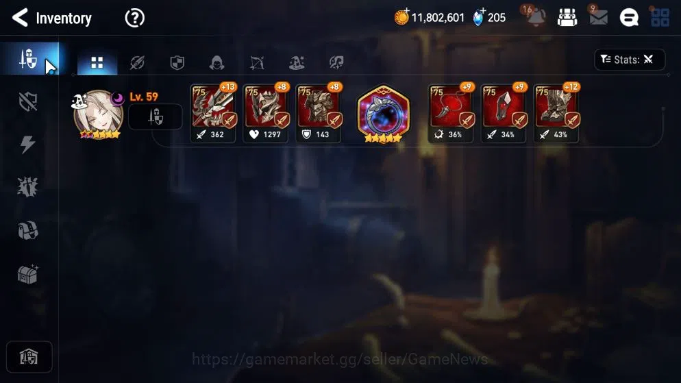 Epic Seven Accounts Mid-Tier ASIA Unverif|6 ML(BArunka,M Chloe,PC Flan,Har setti,Etc)+Stark,Rinak,Setsuka,Etc|27K 8