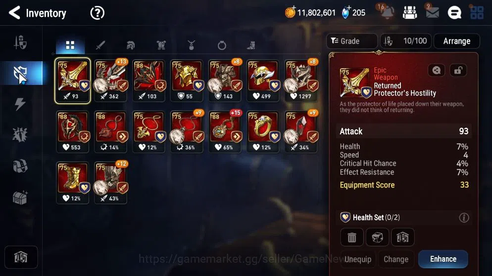 Epic Seven Accounts Mid-Tier ASIA Unverif|6 ML(BArunka,M Chloe,PC Flan,Har setti,Etc)+Stark,Rinak,Setsuka,Etc|27K 9