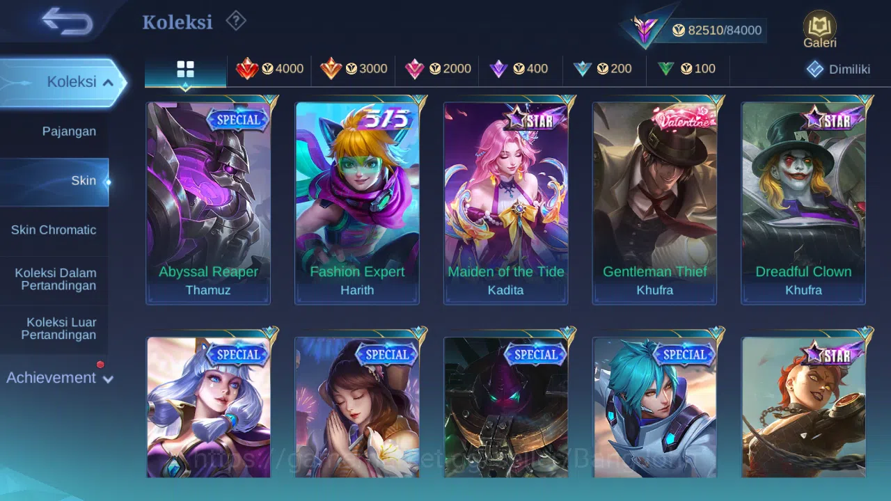 Mobile Legends: Bang Bang Accounts Hero 132 Skin 319 | Legend Alucard | CC YSS | Annu image 10