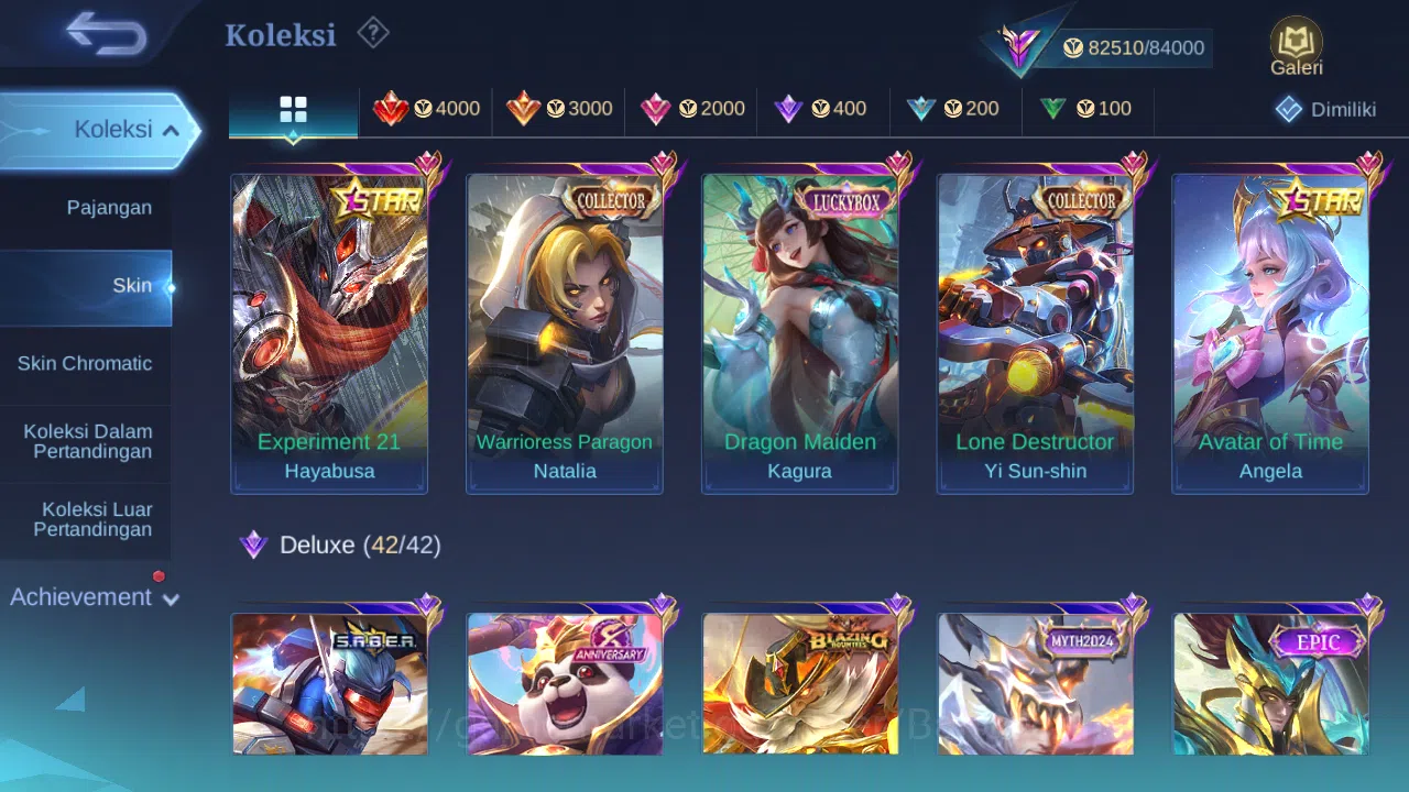 Mobile Legends: Bang Bang Accounts Hero 132 Skin 319 | Legend Alucard | CC YSS | Annu image 4