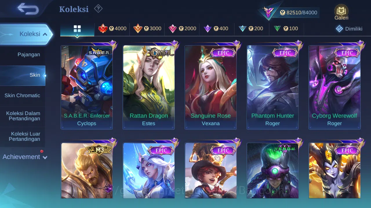 Mobile Legends: Bang Bang Accounts Hero 132 Skin 319 | Legend Alucard | CC YSS | Annu image 6