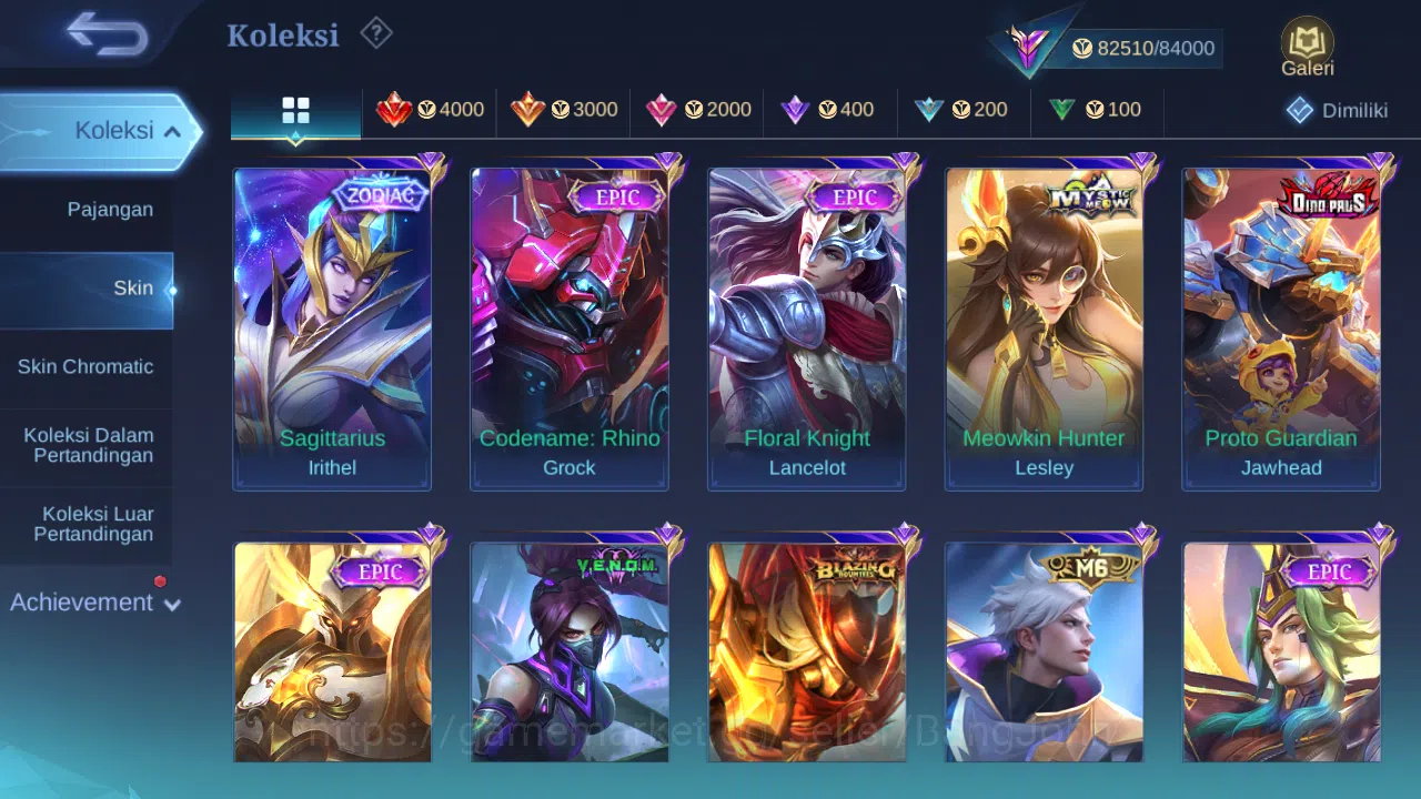 Mobile Legends: Bang Bang Accounts Hero 132 Skin 319 | Legend Alucard | CC YSS | Annu image 7