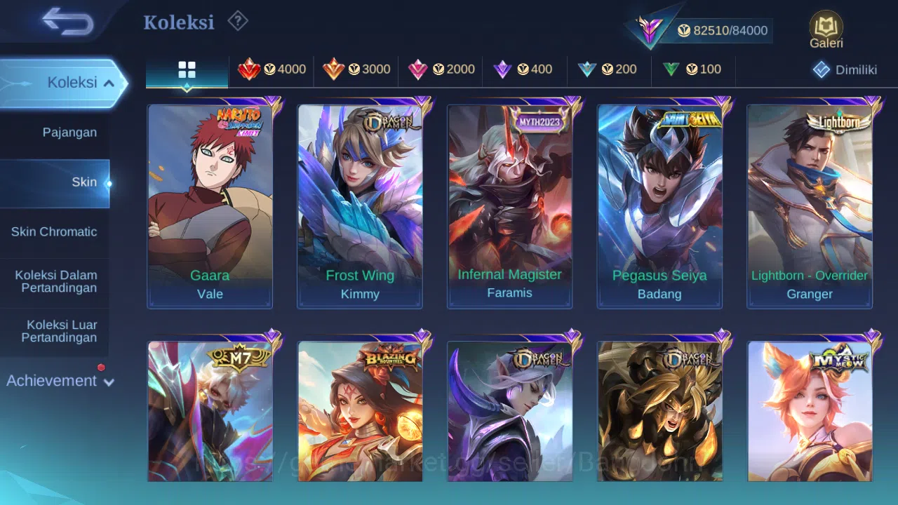 Mobile Legends: Bang Bang Accounts Hero 132 Skin 319 | Legend Alucard | CC YSS | Annu image 8