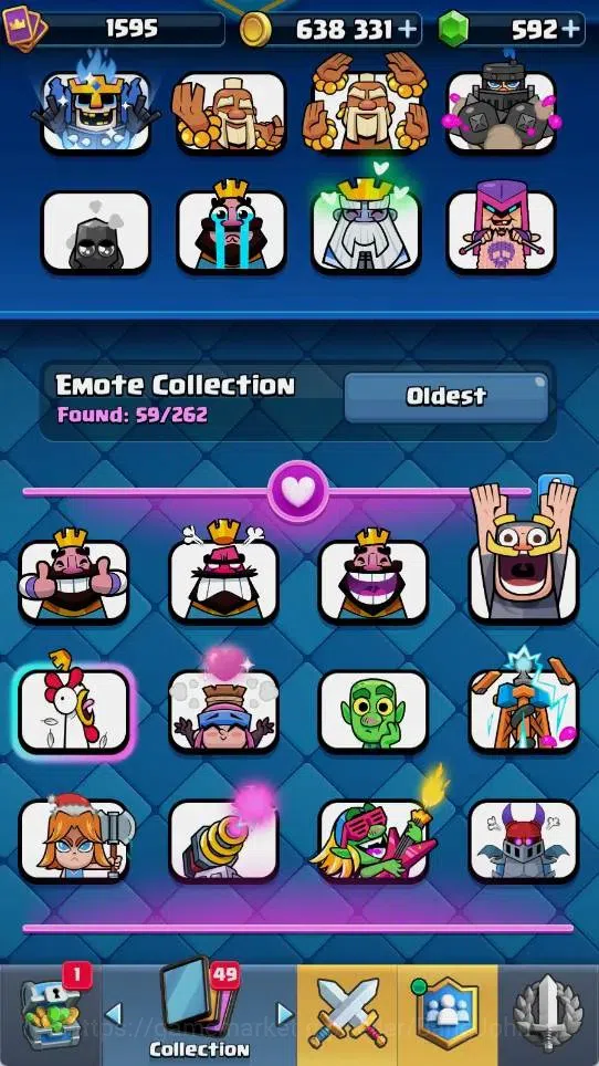 Clash Royale Accounts Mobile |KTL 15|Trophy 12068|5 Max L16 Cards|4 Hero image 16