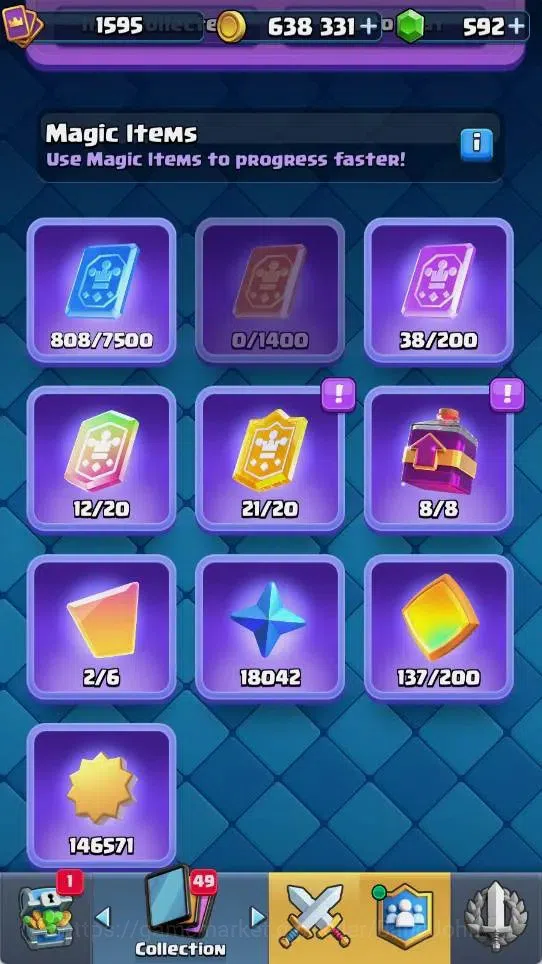 Clash Royale Accounts Mobile |KTL 15|Trophy 12068|5 Max L16 Cards|4 Hero image 17