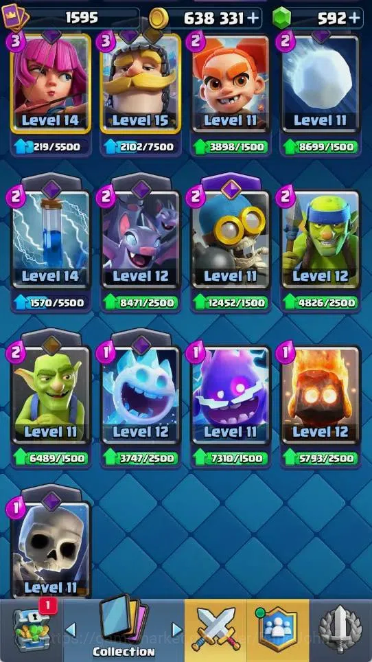 Clash Royale Accounts Mobile |KTL 15|Trophy 12068|5 Max L16 Cards|4 Hero image 2