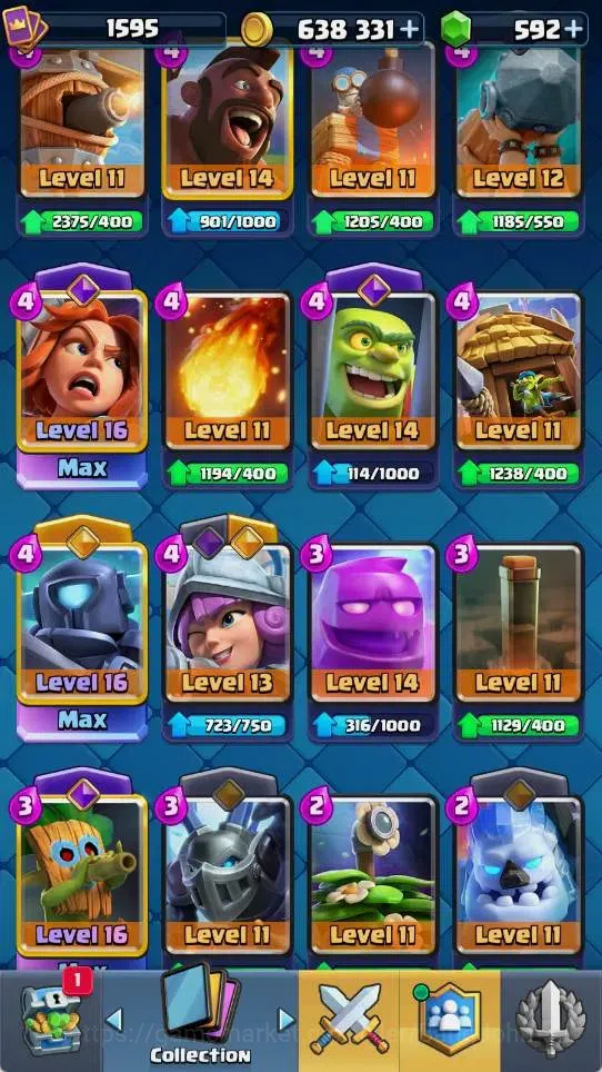 Clash Royale Accounts Mobile |KTL 15|Trophy 12068|5 Max L16 Cards|4 Hero image 4