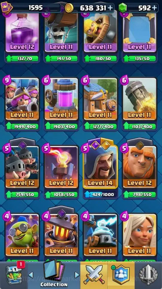Clash Royale Accounts Mobile |KTL 15|Trophy 12068|5 Max L16 Cards|4 Hero image 5