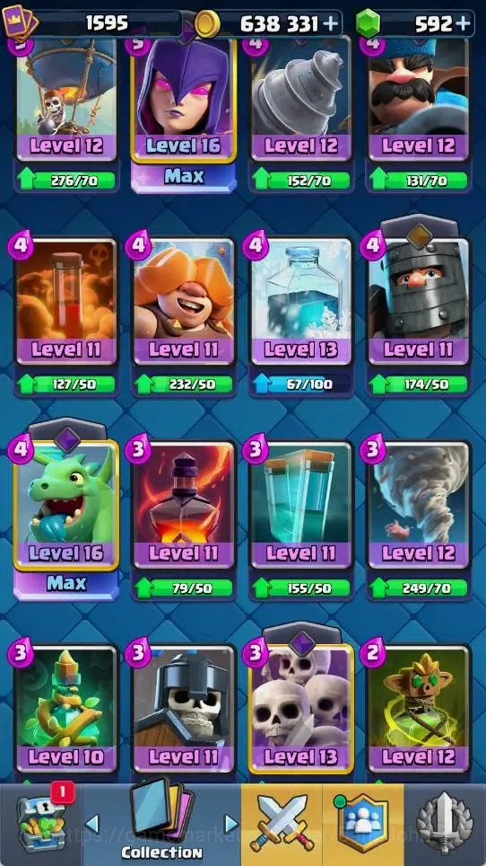 Clash Royale Accounts Mobile |KTL 15|Trophy 12068|5 Max L16 Cards|4 Hero image 6