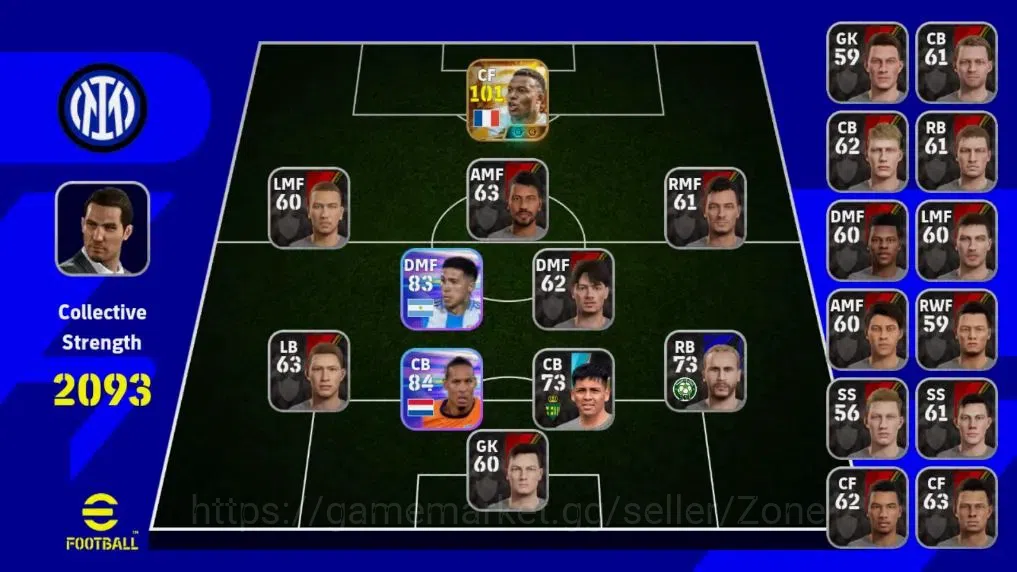 eFootball Accounts Others Mobile|PW 2093|Bigtime Mbappé 9 Jul '26|Konami ID|Check SS(EFB754Z) 1