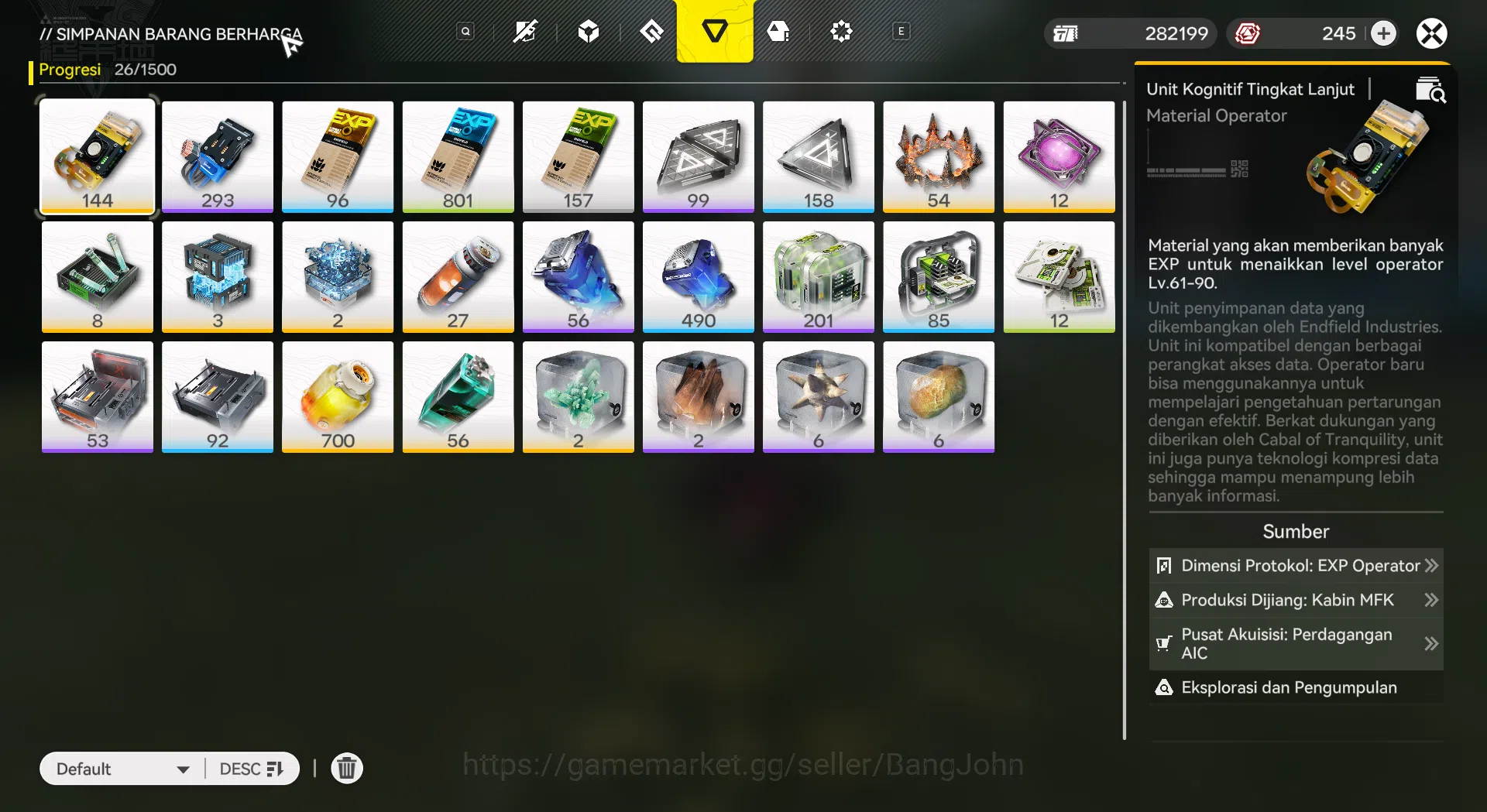 Arknights: Endfield Accounts ASIA | Level 58 Mid to End Game | 2 Limit+2 Sign | image 10