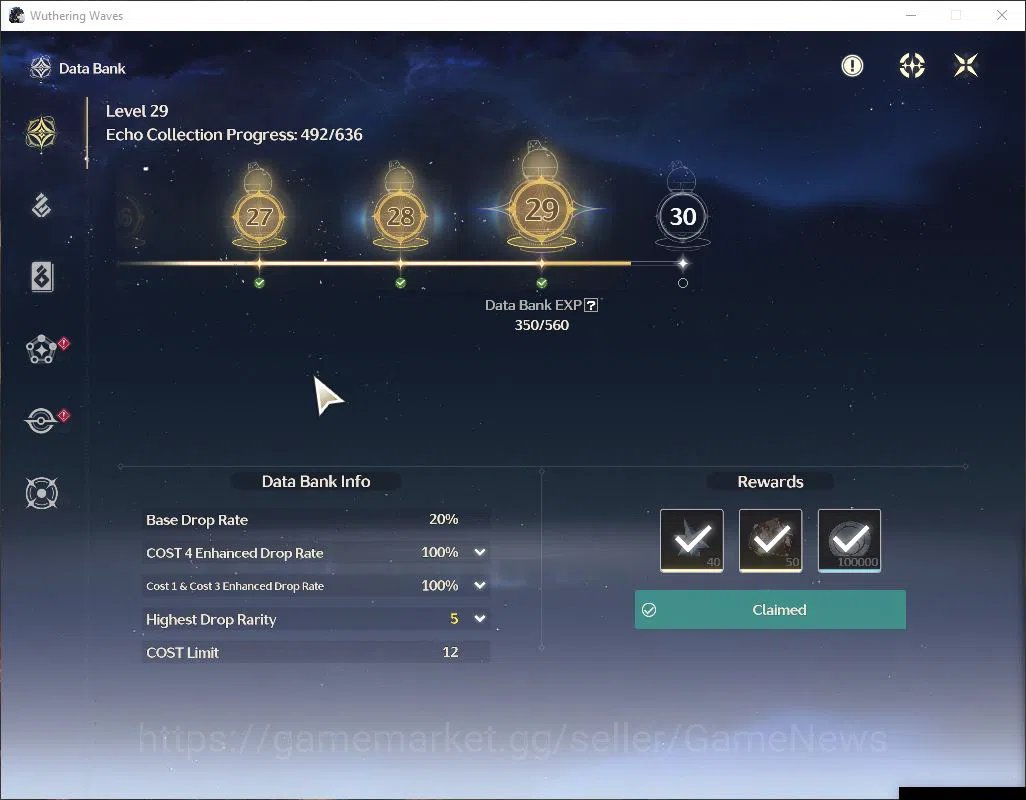 Wuthering Waves Accounts SEA|UL 46|2,1 K Astrite|2 Limited| [Shorekeeper, G image 3