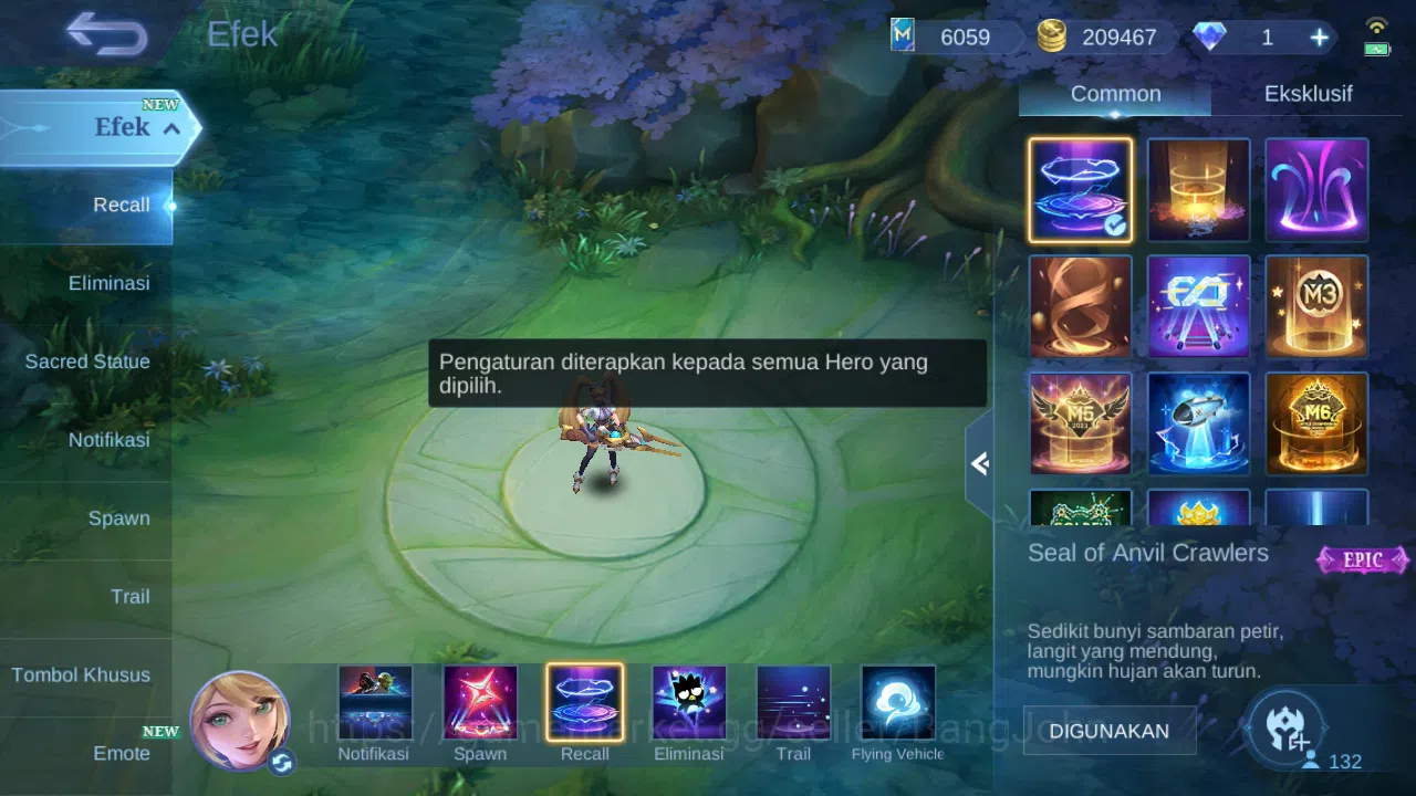 Mobile Legends: Bang Bang Accounts Others Hero 132 Skin 218 | KOF Karina | Sanrio Floryn | Lightborn Granger | Pace Cici 14