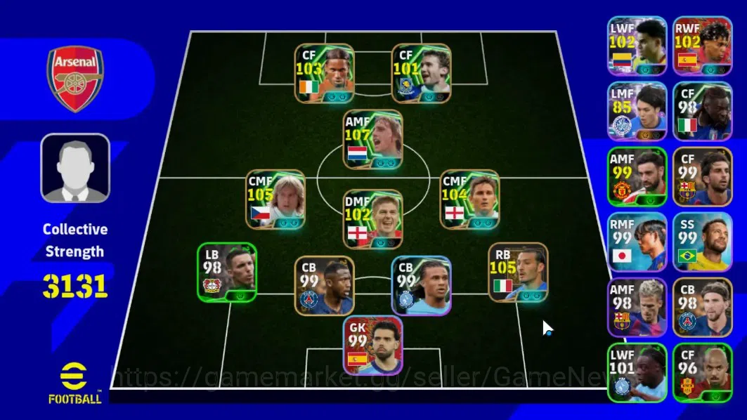 eFootball Accounts Android|Johan Cruyff,Pavel Nedved,GianLuca zambrot image 1