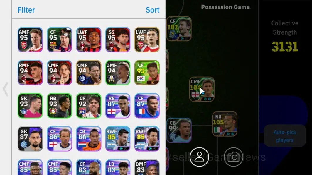 eFootball Accounts Android|Johan Cruyff,Pavel Nedved,GianLuca zambrot image 2