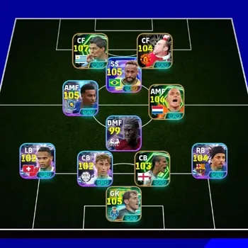 eFootball Accounts High-End Android|PW 3211|Showtime Neymar, Roger, Epic Suares, Sneijder,Totti Epic,Alonso Epic