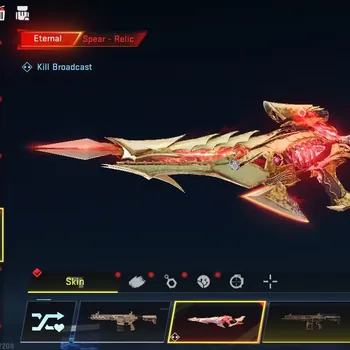 Blood Strike Accounts Collab Skin Asia|Eternal Spear,MP7,Deagle+Ultra Melee Staff|Collab AOT