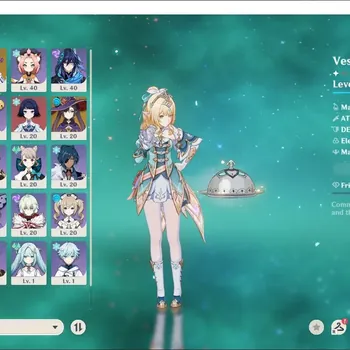 Genshin Impact Accounts Starter ASIA|Starter AR 31|1 Limited Char(Vesna)+ChrSTD Diona,Barbara,Sucrose Etc|Low Explore