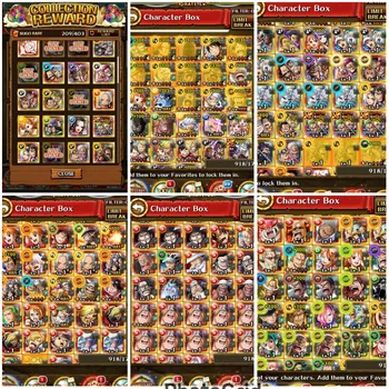 One Piece Treasure Cruise Accounts Mid‑range #OPTC246 [Android/IOS] Level 296, Bounty 39M | Sugo Rare 209/403, 26 SSR, 16