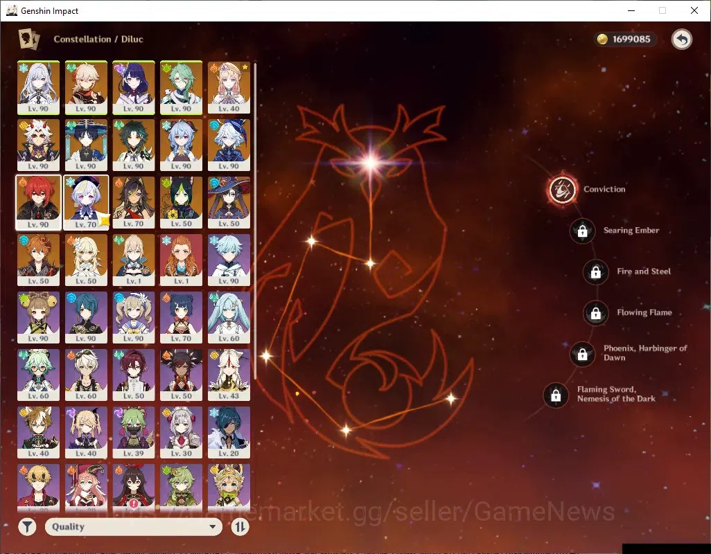 Genshin Impact Accounts ASIA|AR 58|11 Limited + 7 (*5Weap)|[Furina,Xiao]+S image 15