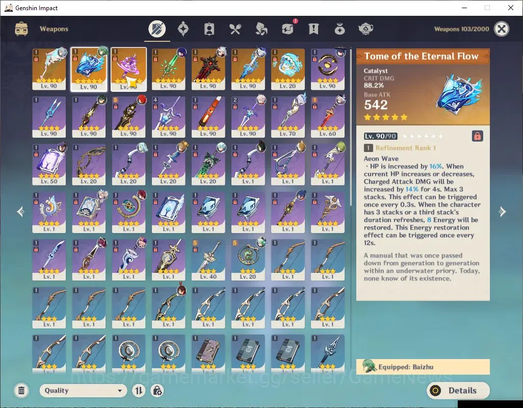 Genshin Impact Accounts ASIA|AR 58|11 Limited + 7 (*5Weap)|[Furina,Xiao]+S image 19