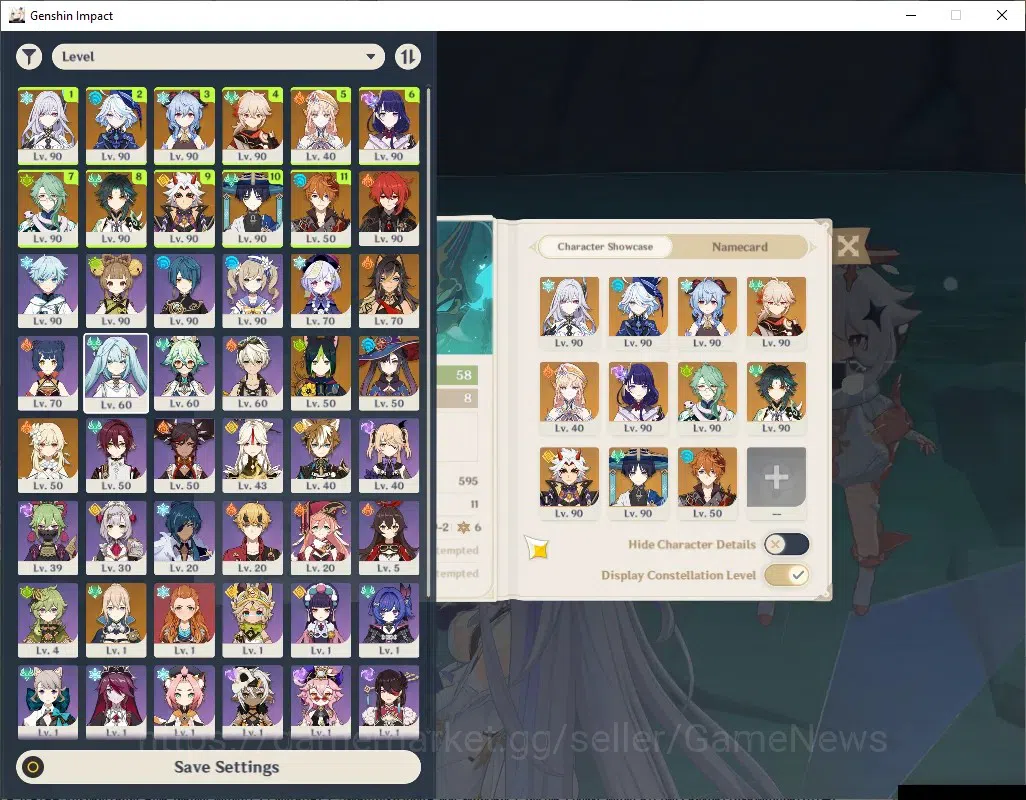 Genshin Impact Accounts ASIA|AR 58|11 Limited + 7 (*5Weap)|[Furina,Xiao]+S image 2