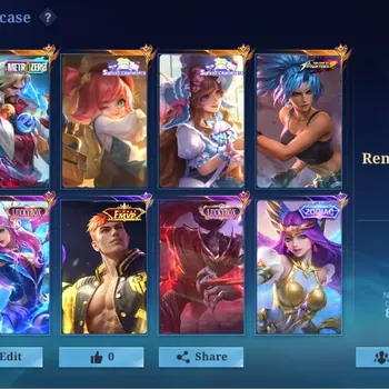 Mobile Legends: Bang Bang Accounts Collector Global|293 Skin|Renowned|MetroZero Roger,Sanrio Change,Luckybox Hayabusa
