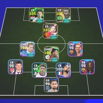 eFootball Accounts Legends & Iconic Players Mobile|PW 3132|Legendary Pele|Epic Rooney,M Van Basten,F Torres Etc.|ShowTime